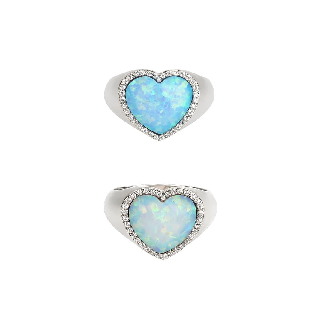 Radiant heart (silver)